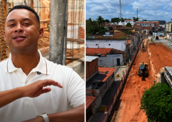 Vereador Gleyser Soares acompanha andamento de 29 dias de obra do viaduto da Rua do Catu